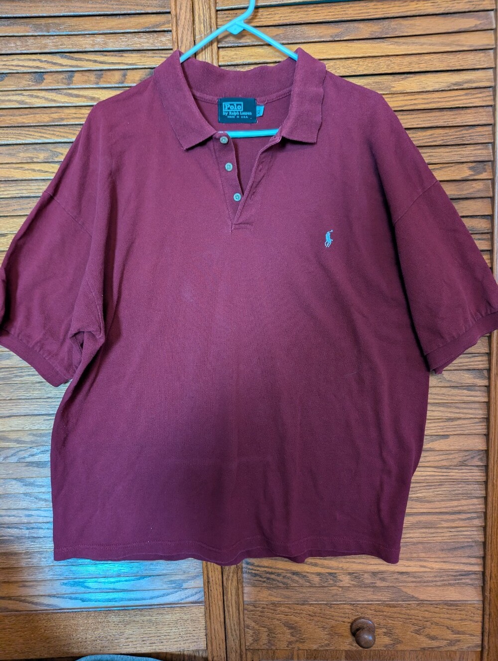 Polo By Ralph Lauren Men's Maroon Golf Polo Size XL
